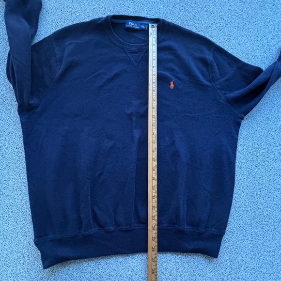 Polo by Ralph Lauren Navy Crewneck Sweater - Picture 7 of 13